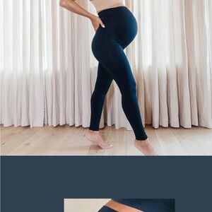 Blanqi Small Black Maternity Leggings